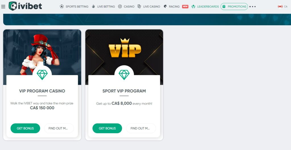 programa VIP de iviBet